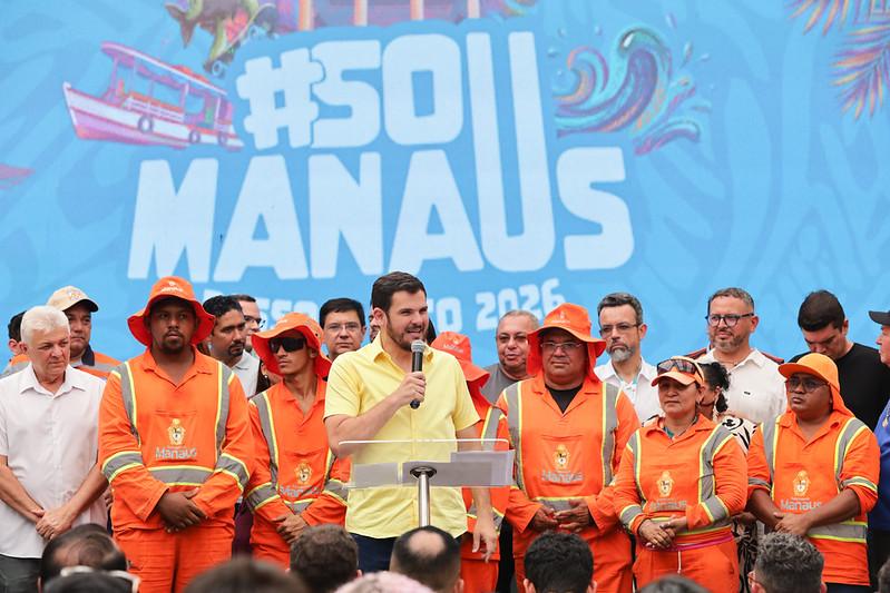 Prefeito Renato Junior anuncia atrações do ‘#SouManaus Passo a Paço 2026’